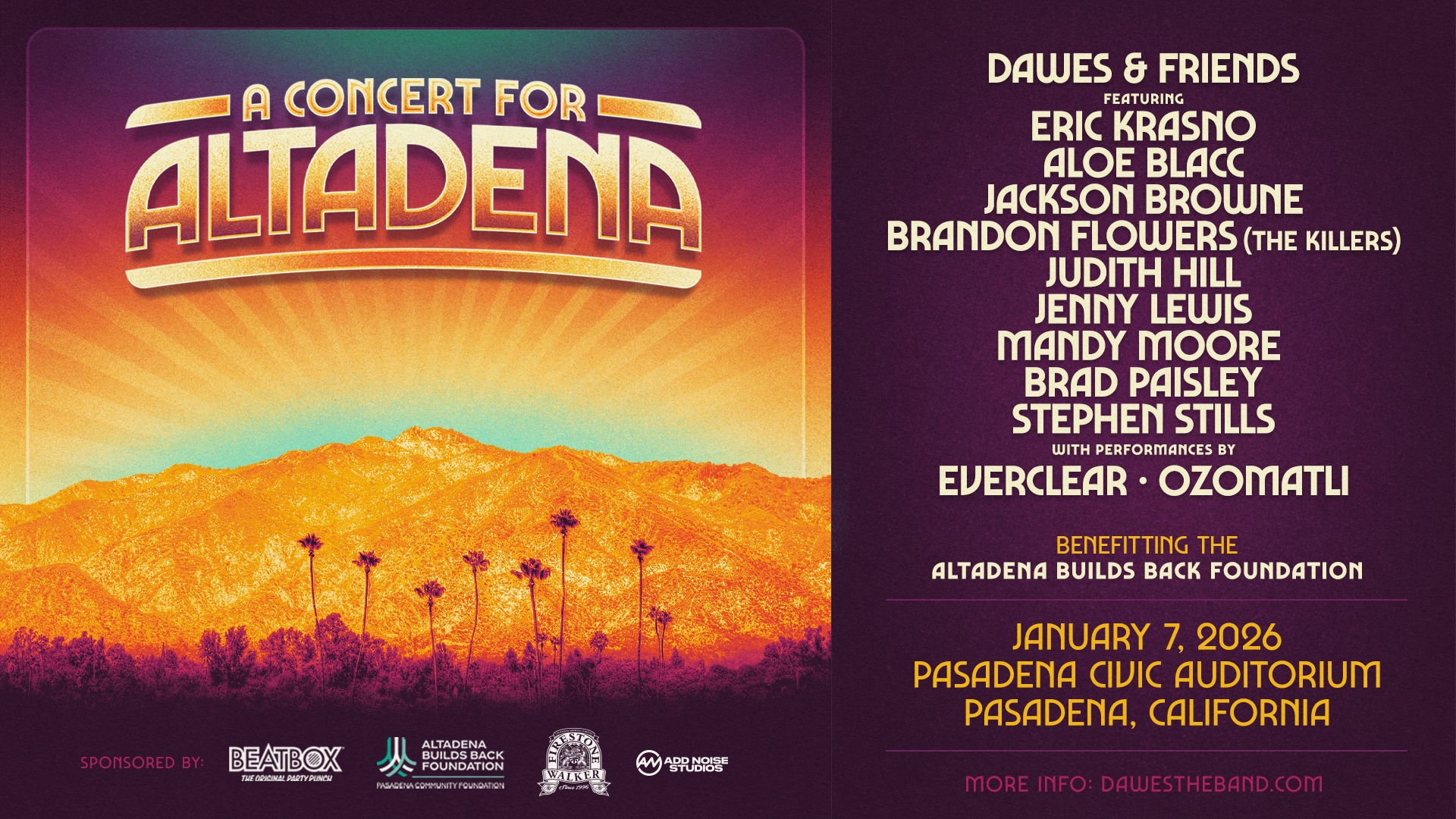 A Concert for Altadena Flyer